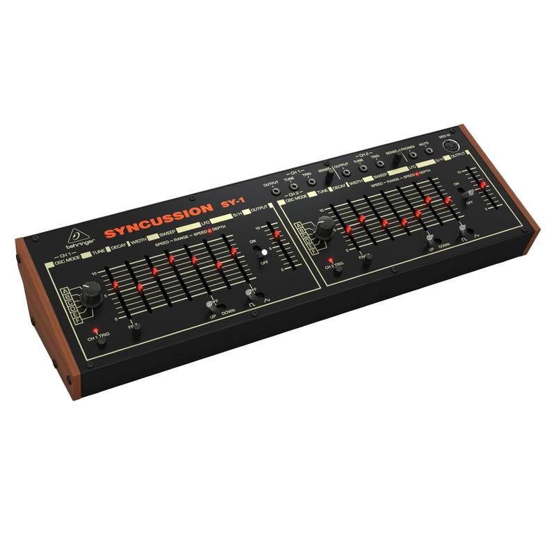 Sintetizador de Percussão Behringer Syncussion SY-1 - Pedal para